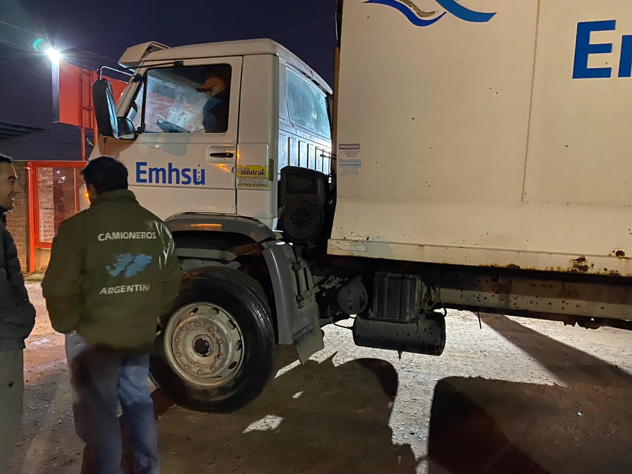 Camioneros se reunió con la Policía de Trabajo